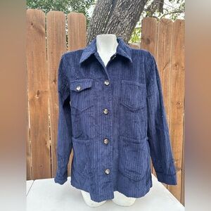 Vintage Corduroy lightweight jacket size Large womens.